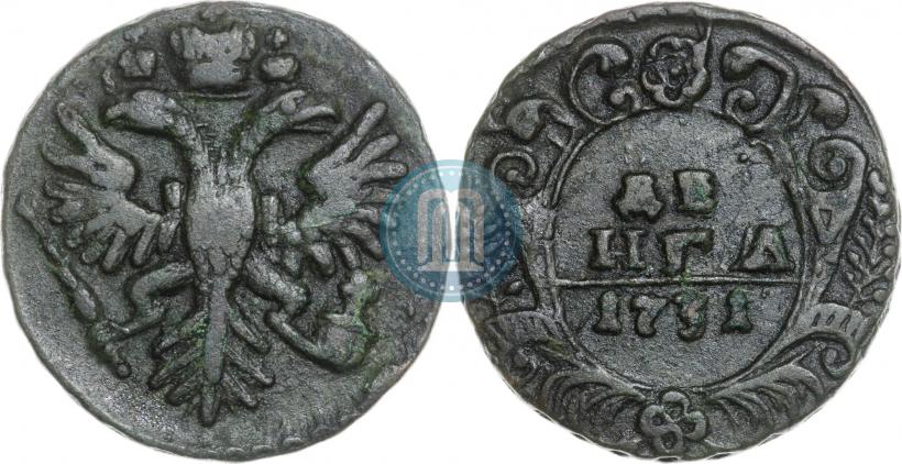 Фото Денга 1731 года  