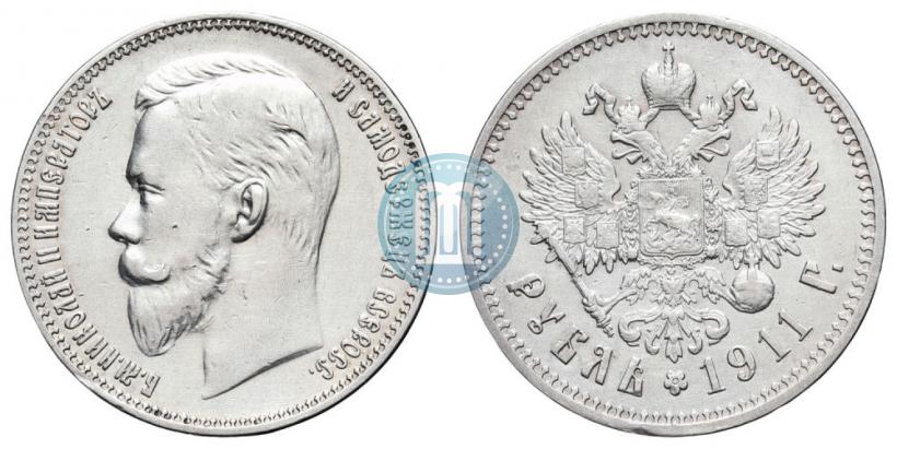 Фото 1 рубль 1911 года (ЭБ) 