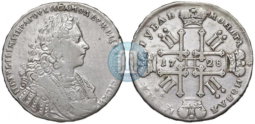 Фото 1 рубль 1728 года  "Тип 1728"