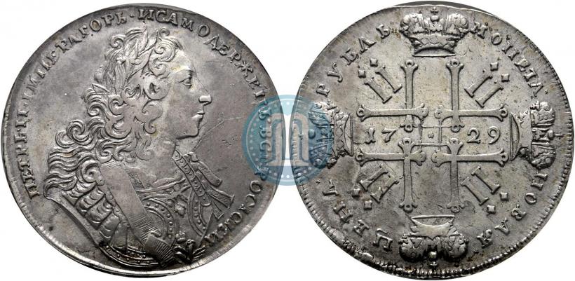 Фото 1 рубль 1729 года  "Тип 1729"