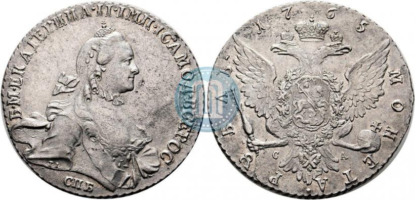 Picture 1 rouble 1765 year СПБ-СА 
