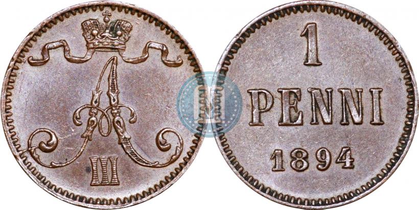 Picture 1 penni 1894 year  