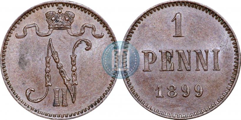 Picture 1 penni 1899 year  