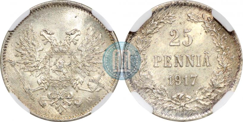 Фото 25 пенни 1917 года S 