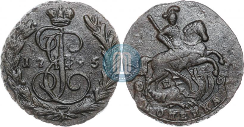 Фото 1 копейка 1795 года ЕМ 