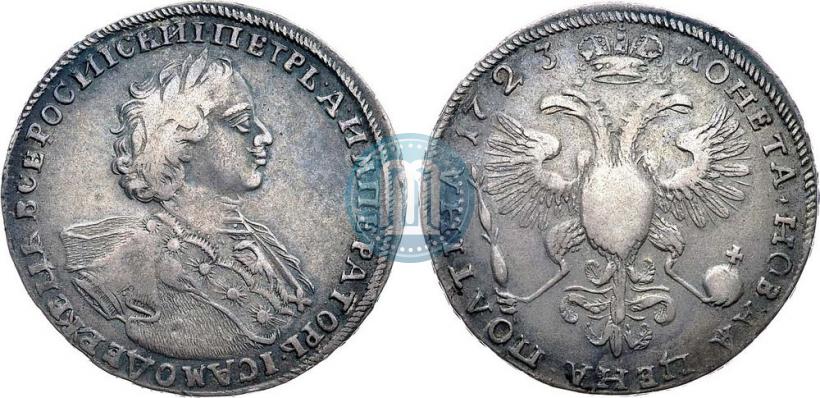 Picture Poltina 1723 year  "Portrait with ermine mantle"