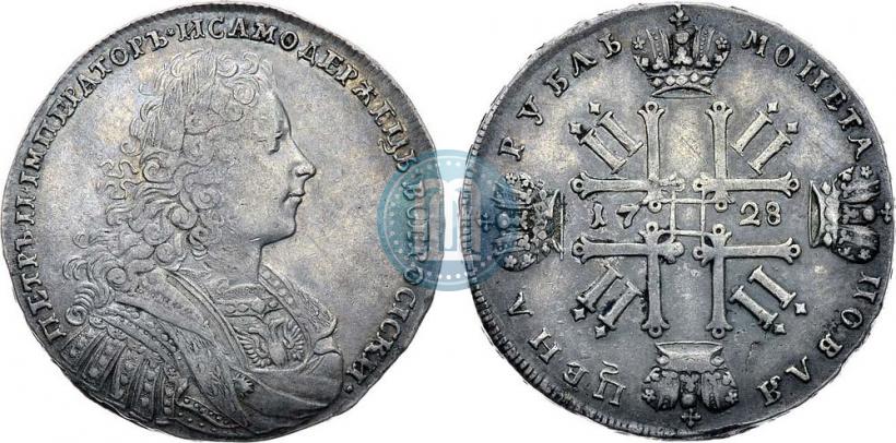 Picture 1 rouble 1728 year  "Type of 1728"