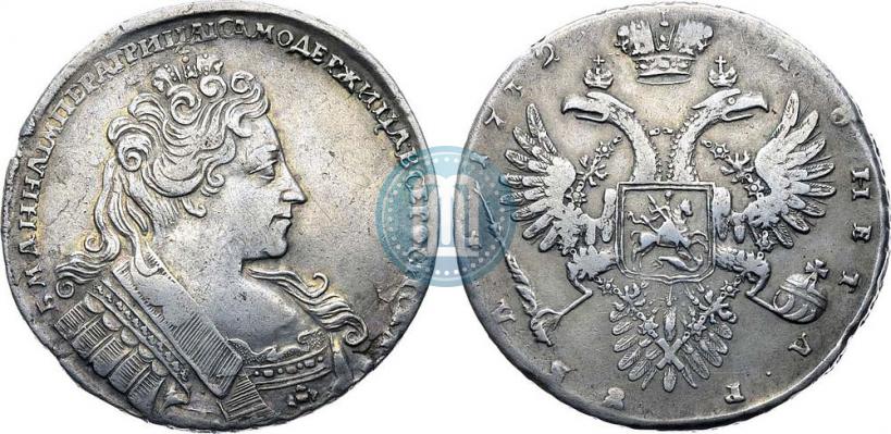 Фото 1 рубль 1732 года  