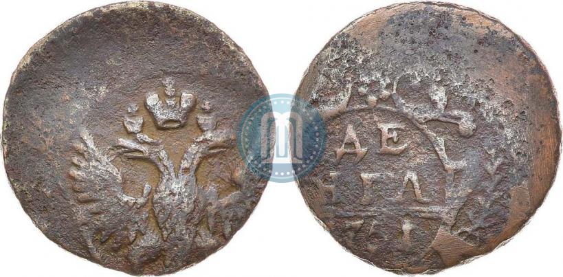 Фото Денга 1751 года  
