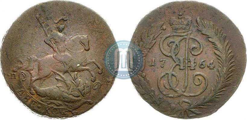 Фото 2 копейки 1764 года СПМ 