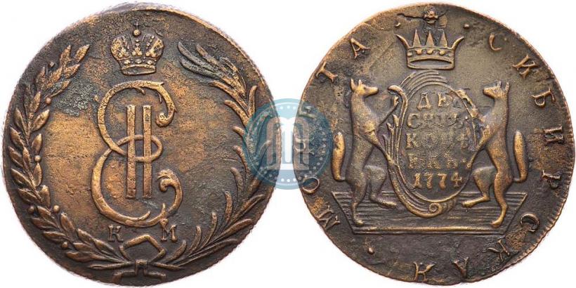Picture 10 kopecks 1774 year КМ 