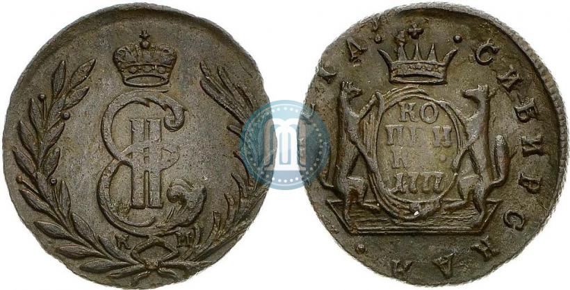 Фото 1 копейка 1777 года КМ 