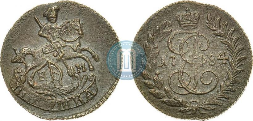 Фото Полушка 1784 года КМ 