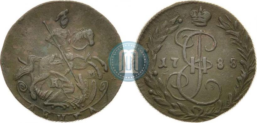 Фото Денга 1788 года КМ 