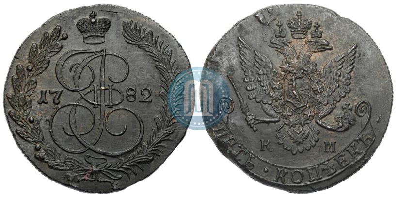 Picture 5 kopecks 1782 year КМ 