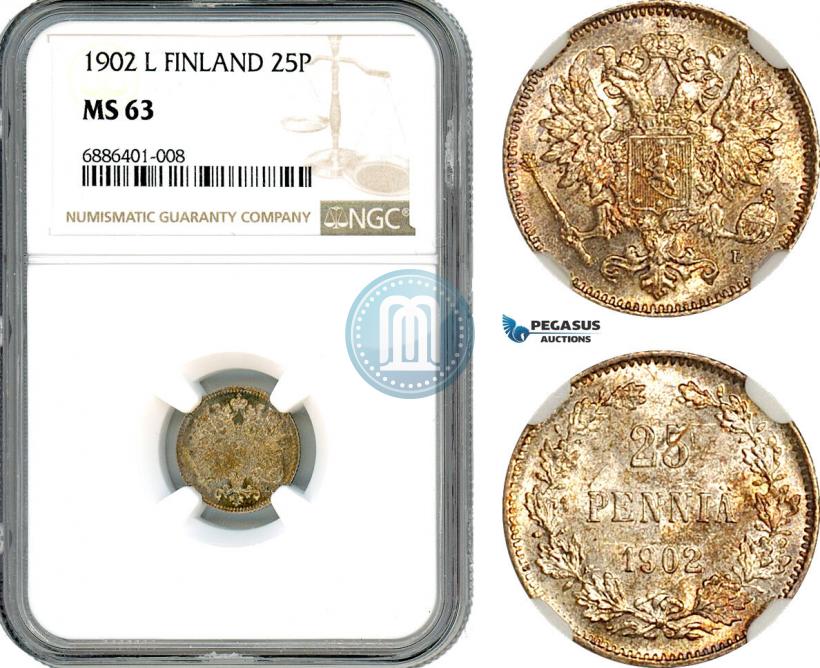 Фото 25 пенни 1902 года L 