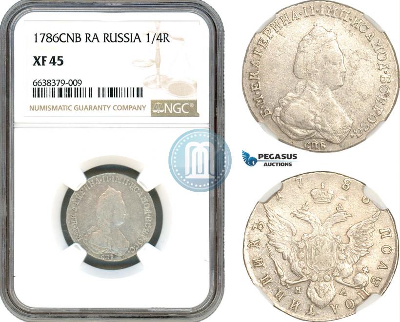 Фото Полуполтинник 1786 года СПБ-ЯА 