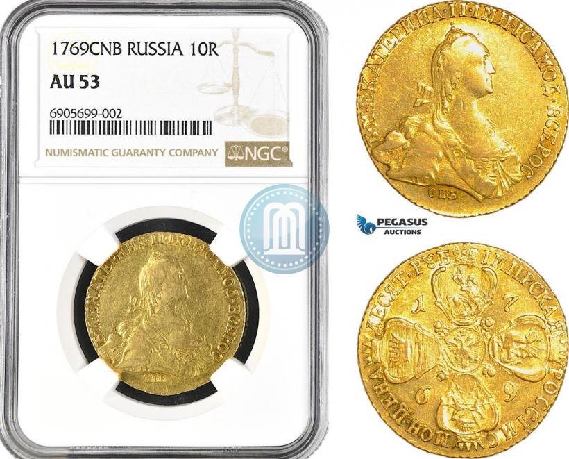 Picture 10 roubles 1769 year СПБ 
