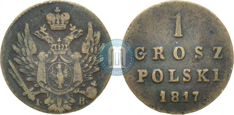 Picture 1 grosz 1817 year IB 