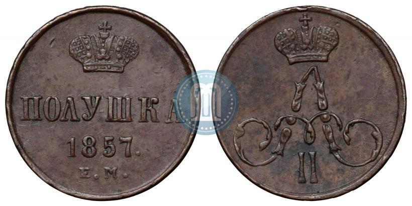 Picture Polushka 1857 year ЕМ 