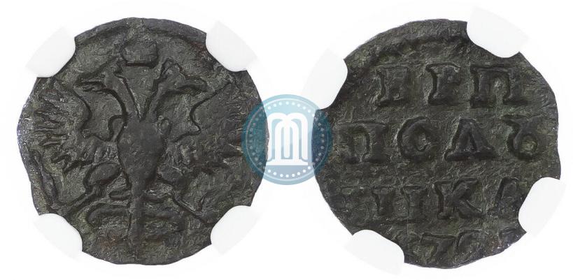 Фото Полушка 1721 года  