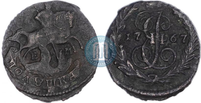 Фото Полушка 1767 года ЕМ 
