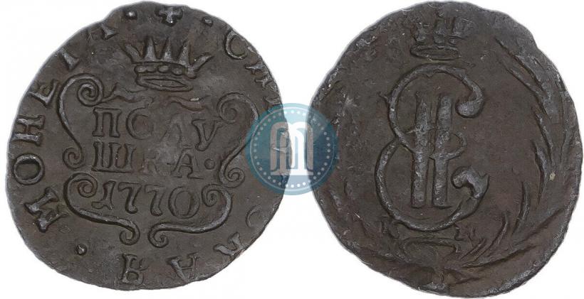 Фото Полушка 1770 года КМ 
