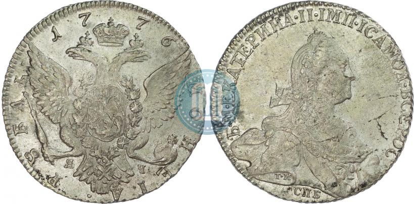 Picture 1 rouble 1774 year СПБ-ФЛ 