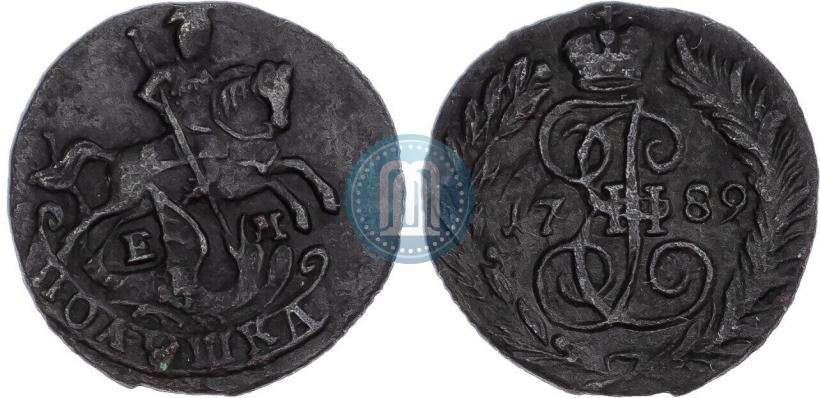 Фото 2 копейки 1789 года ММ 