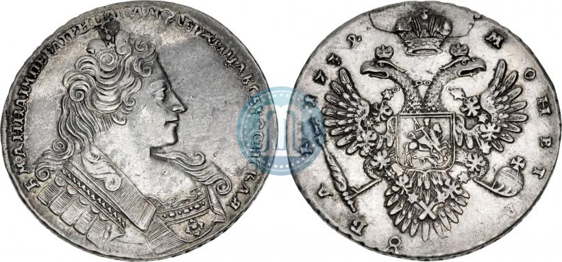 Фото 1 рубль 1732 года  