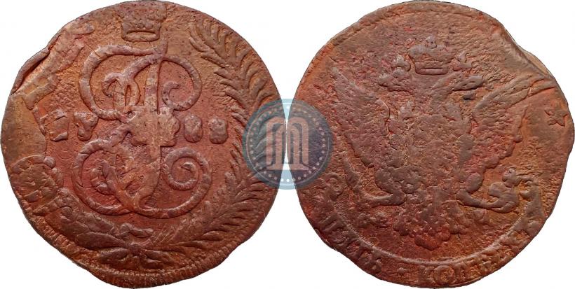 Фото 5 копеек 1788 года СПМ 