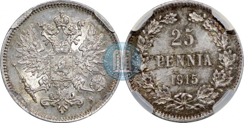 Фото 25 пенни 1915 года S 