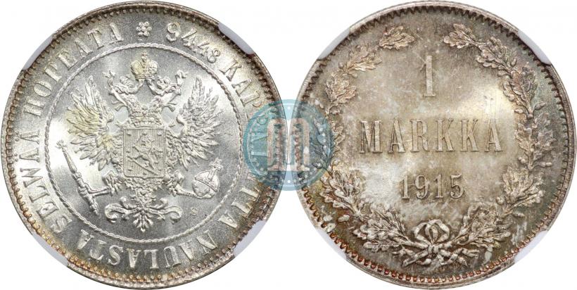 Picture 1 markka 1915 year S 