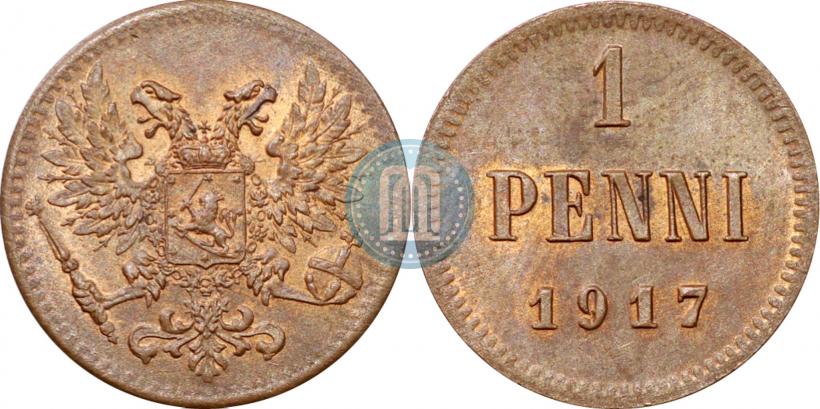 Picture 1 penni 1917 year  