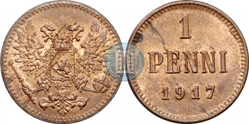 Picture 1 penni 1917 year  