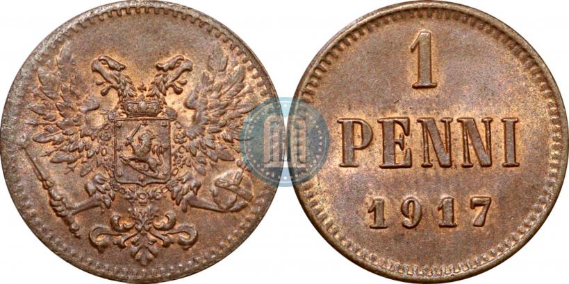 Picture 1 penni 1917 year  