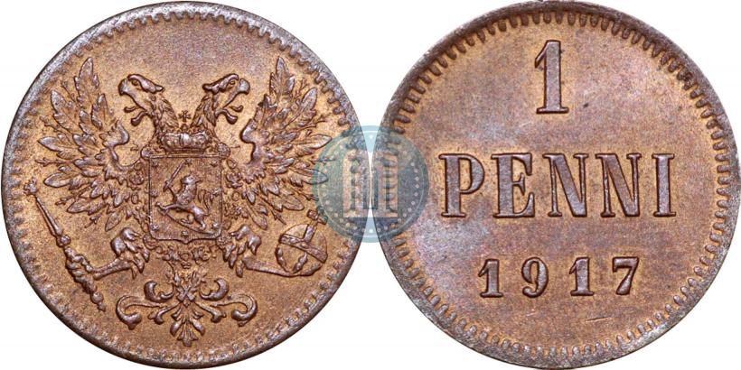 Picture 1 penni 1917 year  