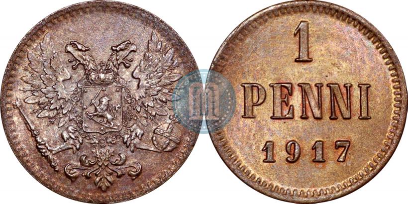 Picture 1 penni 1917 year  