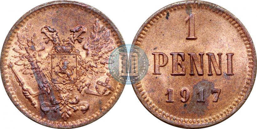 Picture 1 penni 1917 year  
