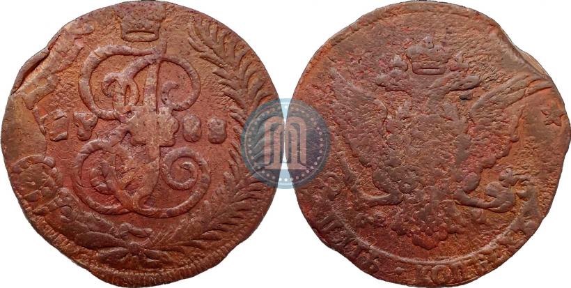 Фото 5 копеек 1788 года СПМ 