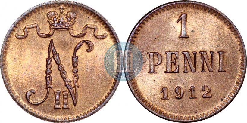 Picture 1 penni 1912 year  