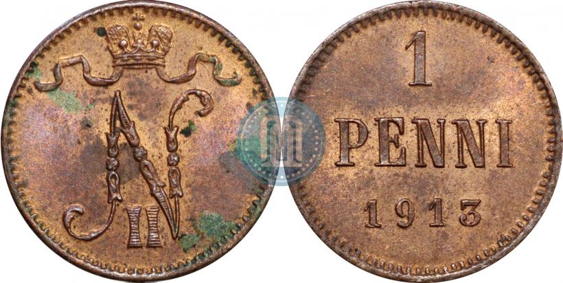 Picture 1 penni 1913 year  
