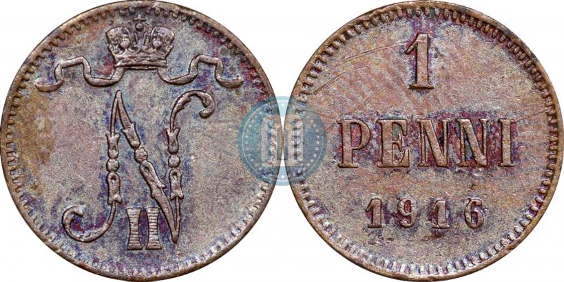 Picture 1 penni 1916 year  
