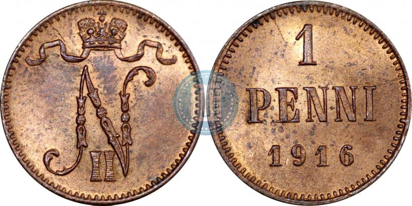Picture 1 penni 1916 year  