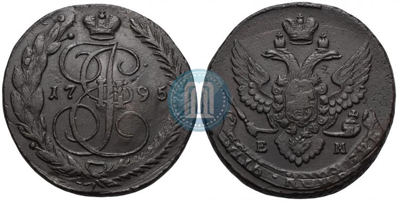 Фото 5 копеек 1795 года ЕМ 