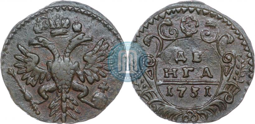 Фото Денга 1731 года  