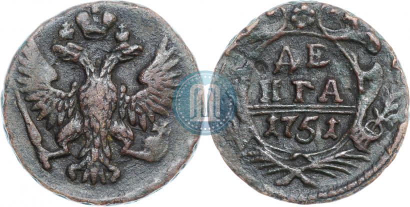 Фото Денга 1751 года  