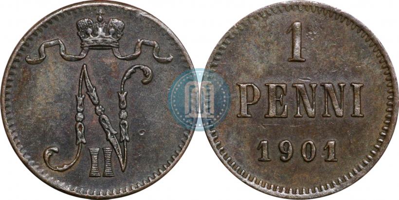 Picture 1 penni 1901 year  