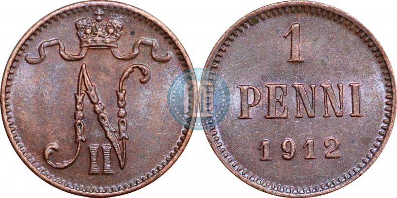 Picture 1 penni 1912 year  