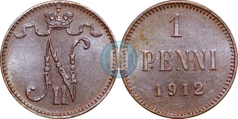 Picture 1 penni 1912 year  